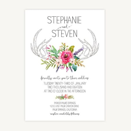 Wedding Invitation Template C4